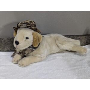 Ducks Unlimited Greenwing Mallard Labrador Retriever Dog Laying Plush Hunting